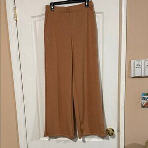 Magaschoni Tan Wide-Leg Pants